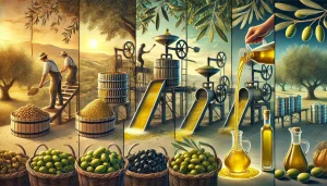 مراحل روغن کشی زیتون