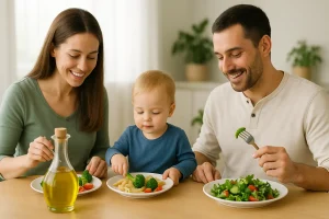 فواید روغن زیتون برای کودکان