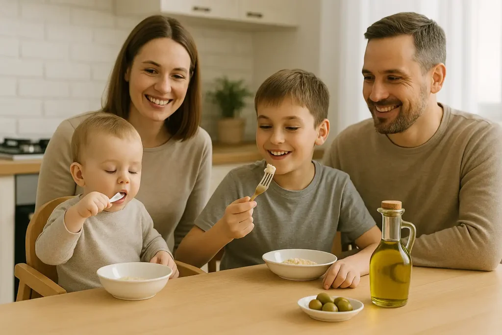 روغن زیتون برای کودکان