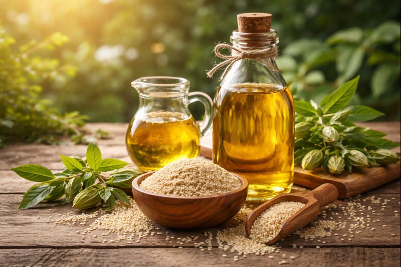 روغن کنجد طبیعی